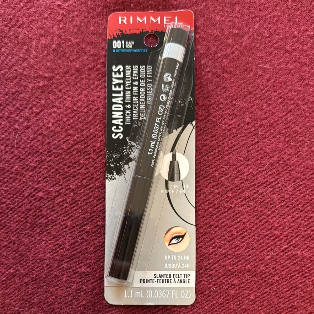 Brand New Rimmel Scandaleyes Black Eyeliner